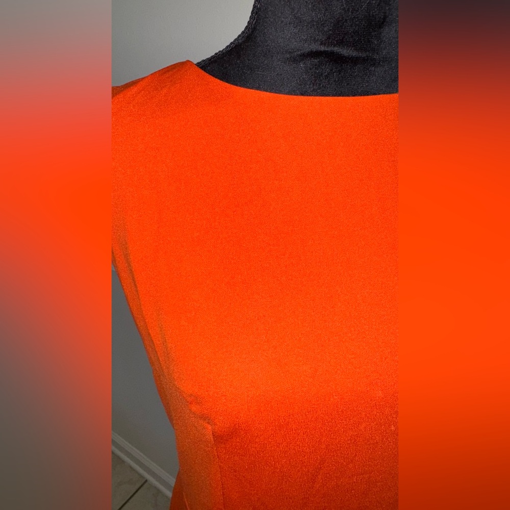 Dress Tells Fit & Flare Belted Dress – Size Large - Picture 5 of 9